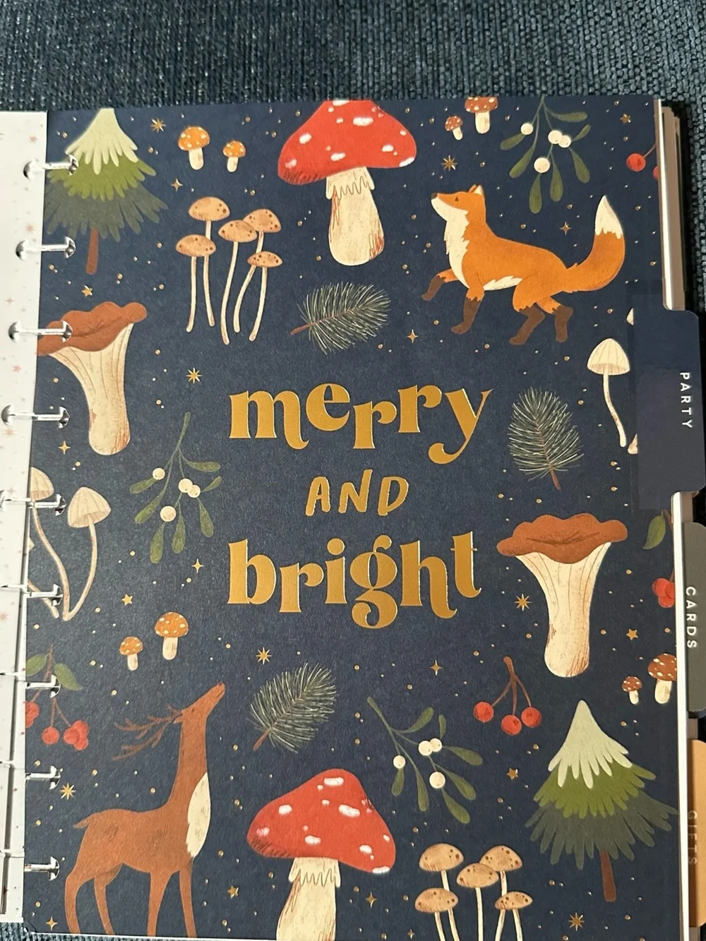 Happy Planner Red & Green Woodland Seasons Holiday Extension